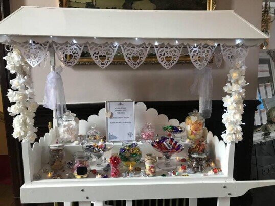 Craig y Nos Castle's own Candy Cart on Open Day January 2019