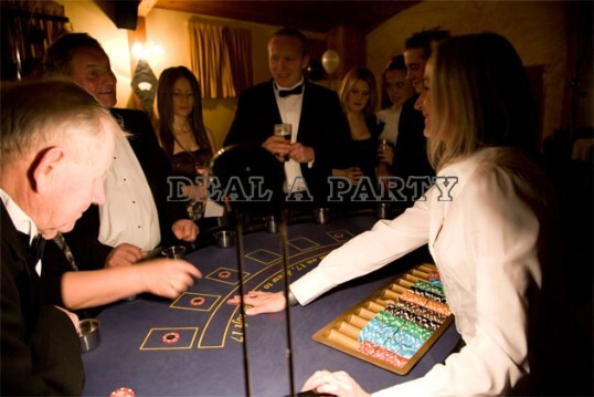 Dial a Party Cardiff Wedding Casino Hire