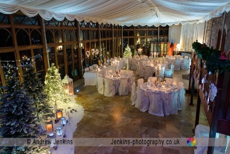 Christmas Wedding in our Wedding Banquet Room, the Conservatory - by Jenkins Photography