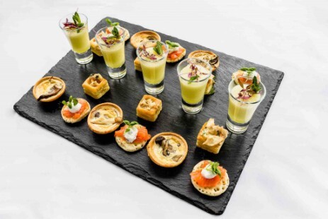 Canapes Choices Craig y Nos Castle Brecon Beacons South Wales Weddings