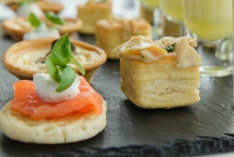 Canapes Choices South Wales Wedding Venue Craig y Nos Castle