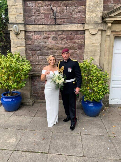 Armed Forces Wedding Craig y Nos Castle