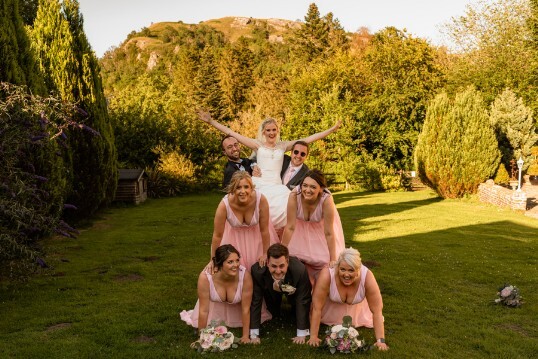 Weddings at Craig y Nos Castle theatre gardens