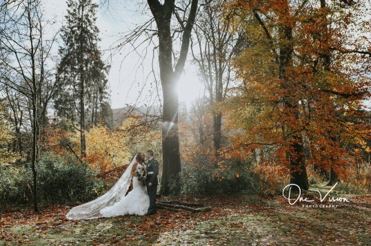 Country Park at Craig y Nos Castle wedding venue near Swansea