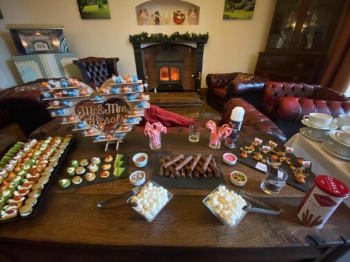 Wedding Wales Craig y Nos Canapes