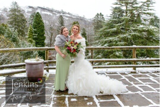 Wedding Banqueting Room Conservatory at Craig y Nos Castle by Gareth Jones Wedding Photographer