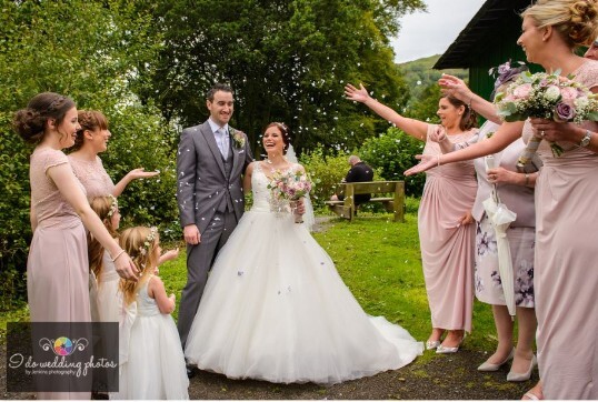 South Wales Wedding Theatre Gardens  Craig y Nos Castle