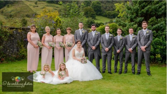 South Wales Wedding Venues theatre gardens Craig y Nos Castle