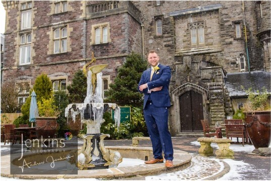 Castle Wedding Venues Wales Courtyard Craig y Nos Castle Entrance