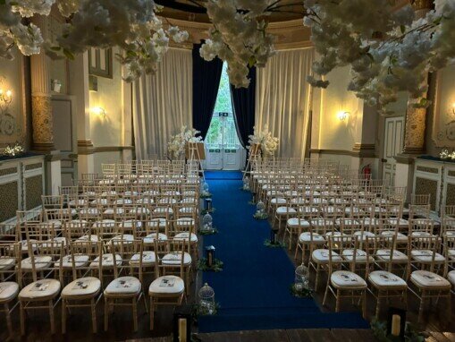 Chiavari Chairs in Ceremony Room