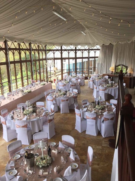 Conservatory at South Wales Wedding Venue Craig y Nos Castle