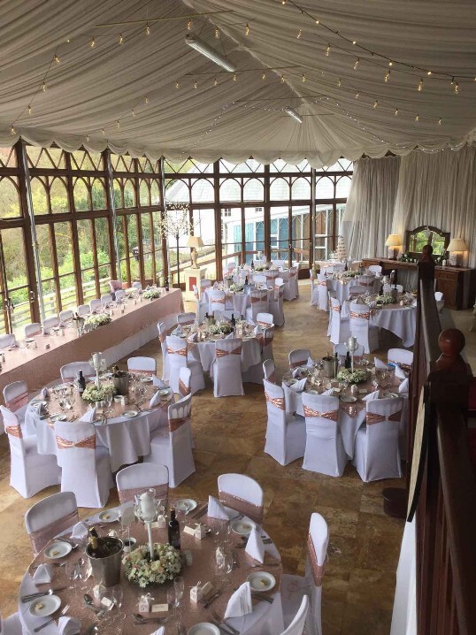 Wedding Breakfast Craig y Nos Castle South Wales Wedding Venue