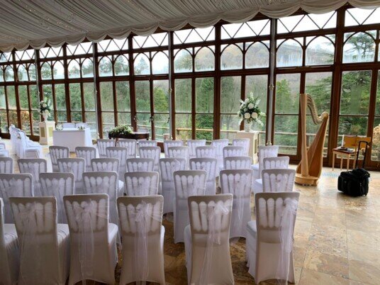 Conservatory Craig y Nos Castle Wedding Ceremony Room