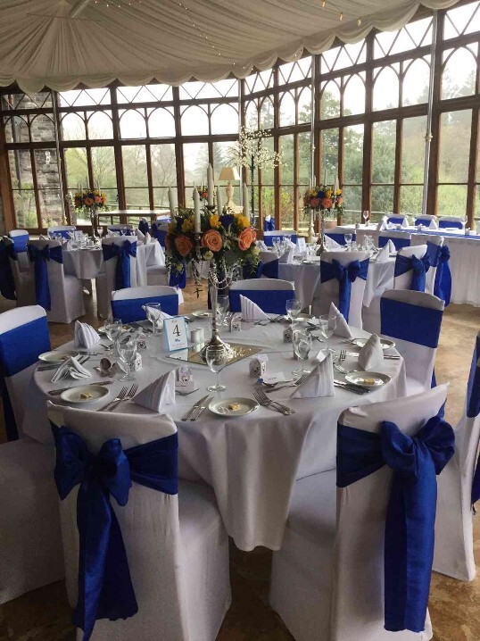 Wedding Breakfast Craig y Nos Castle South Wales Wedding Venue