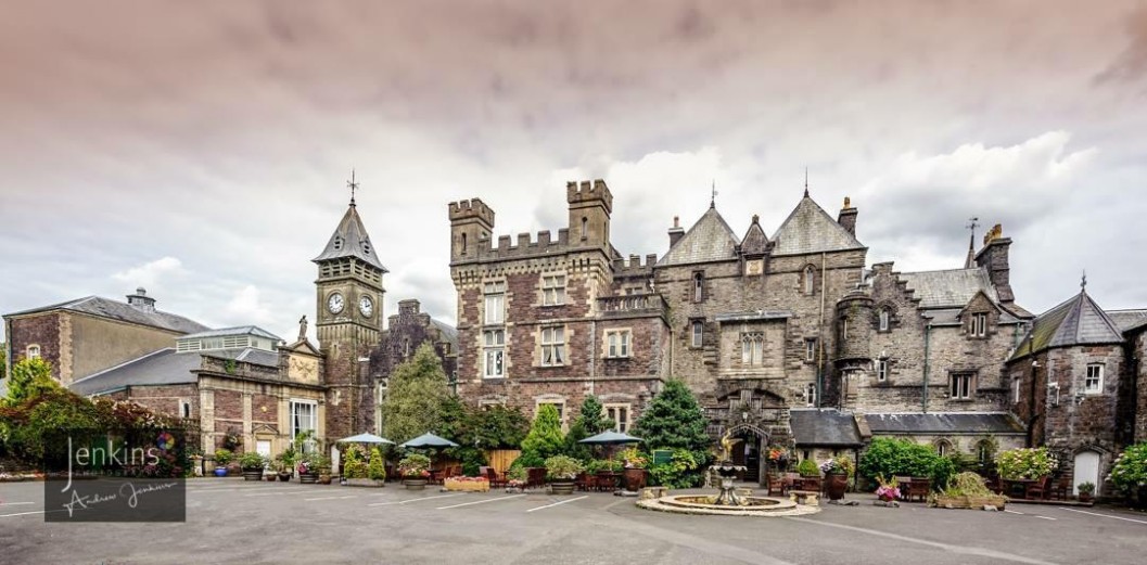 Craig y Nos Castle Courtyard