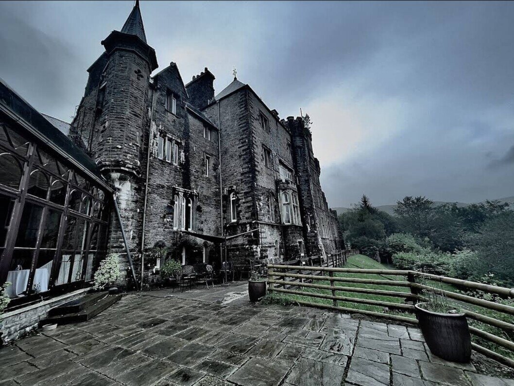 Craig y Nos Castle from Conservatory Terrace