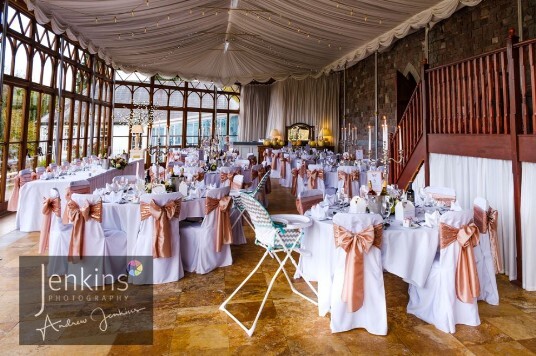 South Wales Wedding Reception room