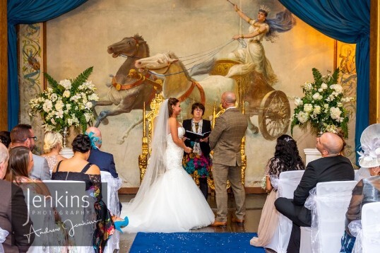 South Wales Wedding Venue Ceremony Room Craig y Nos Castle