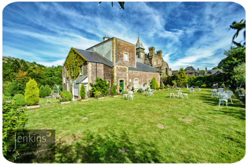 Theatre gardens at Craig y Nos Castle Weddings