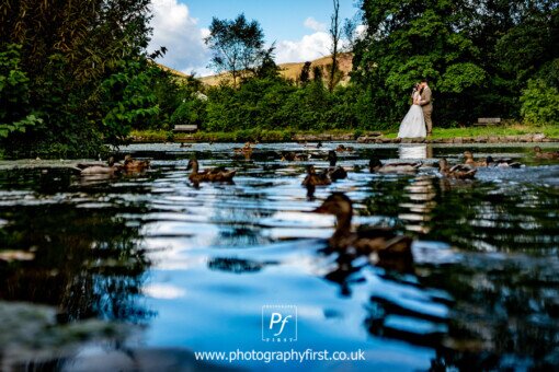 Craig y Nos Castle Country Park boating lake