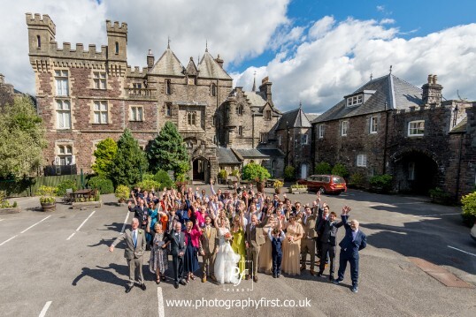 Weddings at Craig y Nos Castle Opera grop photo