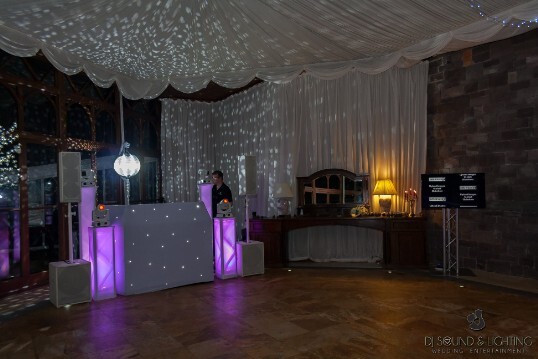 Darren Tipples DJ in the Conservatory at Craig y Nos Castle