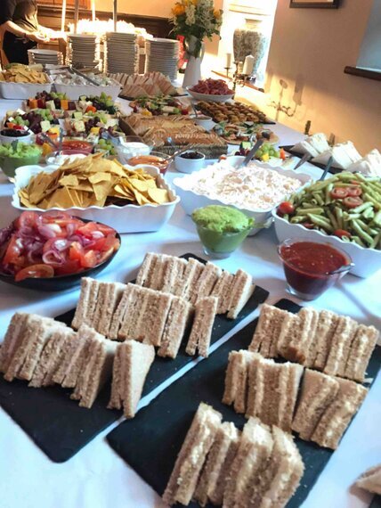  Evening Buffet at Craig y Nos Castle 2018 Wedding Function Room