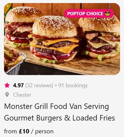 Burgers Fast Street Food Catering Street Food Caterers Burger Van