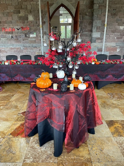 Craig y Nos Castle Conservatory Halloween Wedding