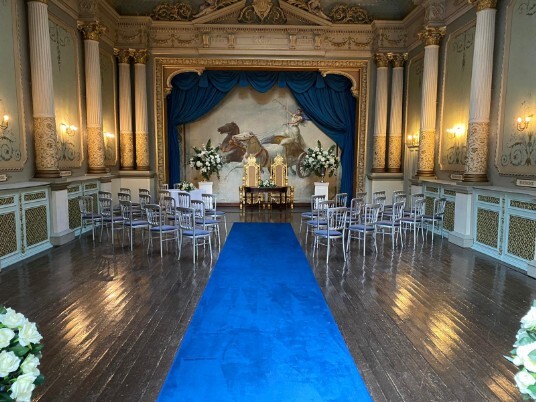 Brecon Weddings Ceremony Room at Craig y Nos Castle