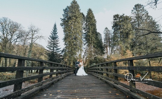 Country Park at Craig y Nos Castle wedding venue near Swansea