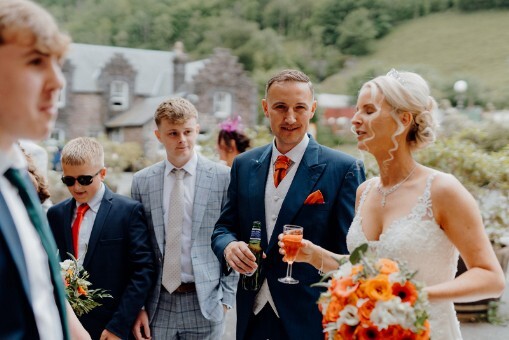 Llantrisant Weddings Craig y Nos Castle Courtyard