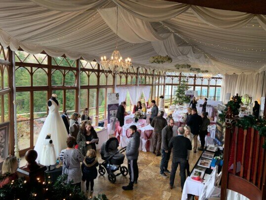 Craig y Nos Castle South Wales Wedding Conservatory