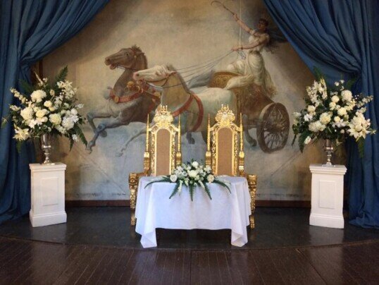 Thrones in Theatre at Craig y Nos Castle Open Day February 2018