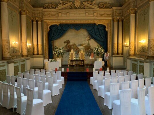 Wedding Venues South Wales Craig y Nos Ceremony Room