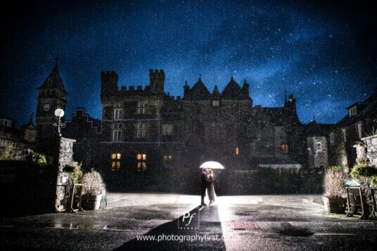 Wedding Venues South Wales Craig y Nos Castle Courtyard