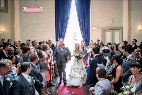 Entrance of Bride Ceremony Room Craig y Nos Castle