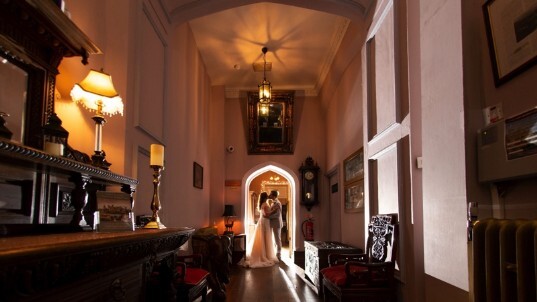 Entrance Hall Craig y Nos Castle South Wales 