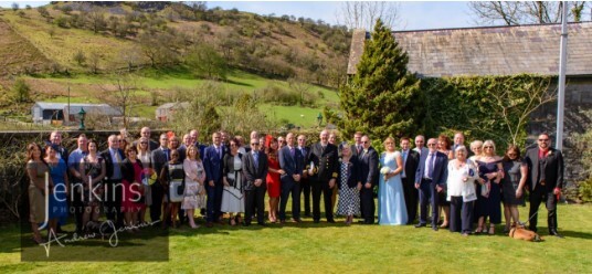 The Theatre Gardens at Craig y Nos Castle Wales Wedding Venue