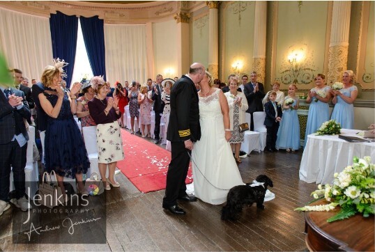 Wales Castle Wedding Venue Craig y Nos castle dogs welcome