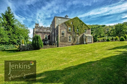 The theate garden at Craig y Nos Castle