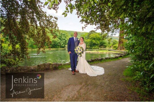 The Boating Lake at Craig y Nos Castle Wedding Venue in Wales