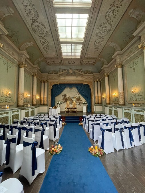 Craig y Nos Castle Wedding Ceremony Room