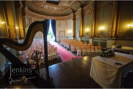 South Wales Wedding Venue Ceremony Room Craig y Nos Castle