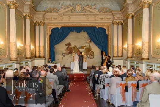 South Wales Wedding Venue Ceremony  Room Craig y Nos Castle