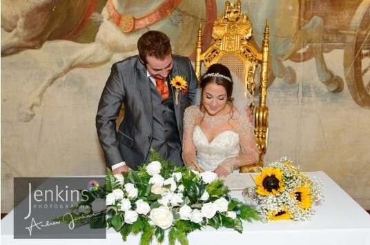 South Wales Wedding Venue Ceremony Room Craig y Nos Castle