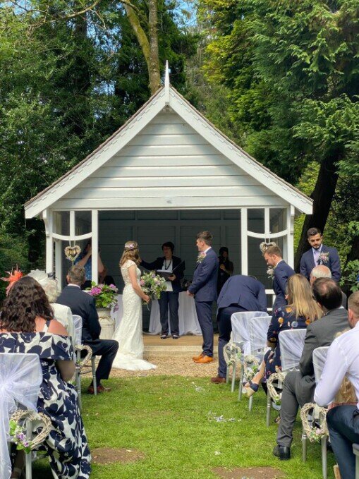 Summerhouse Wedding Ceremonies Craig y Nos Castle