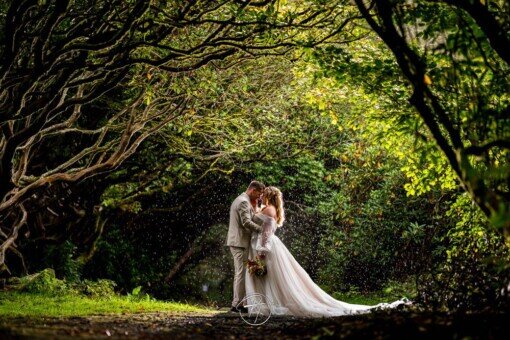 Craig y Nos Castle Couple in the Park