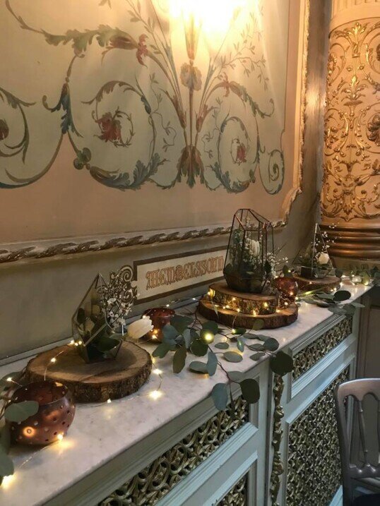 Craig y Nos Castle Ceremony Decor on Open Day January 2019