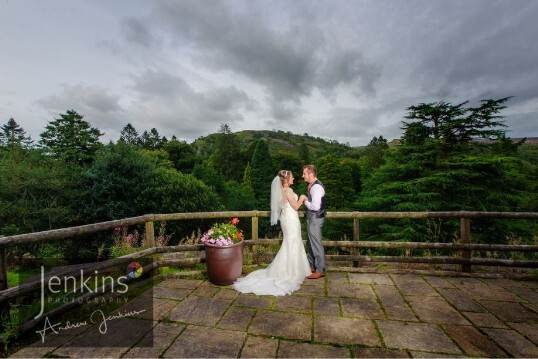 Conservatory Terrace Craig y Nos Castle Wedding Venue South Wales